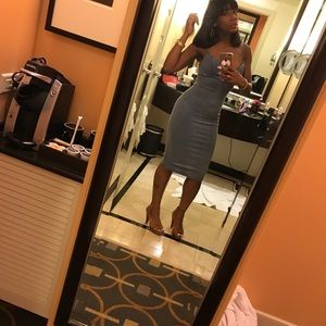 Blue Jean fitted dress